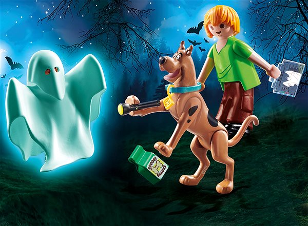 Stavebnica Playmobil 70287 Scooby-Doo! Scooby & Shaggy s duchom Lifestyle