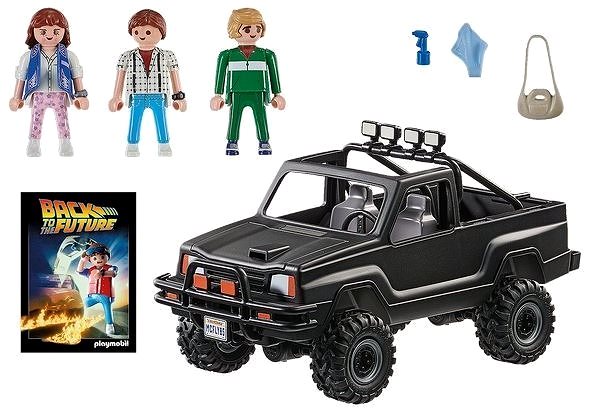 Building Set Playmobil 70633 Back to the Future Marty's Pick-up Package content