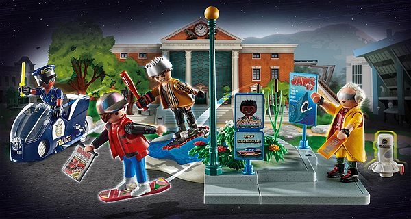 Bausatz Playmobil 70634 Back to the Future Part II: Verfolgung mit Hoverboard Lifestyle