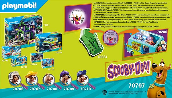 Building Set Playmobil 70707 Scooby-Doo! Adventures with the Witch Doctor Features/technology