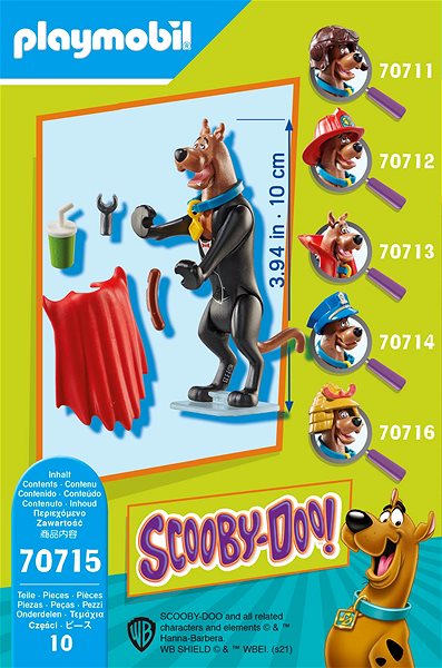 Building Set Playmobil 70715 Scooby-Doo! Vampire Collectible Figure Features/technology