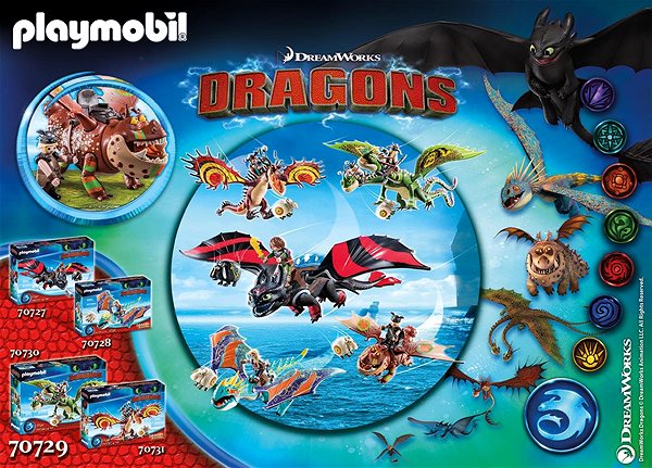 Building Set Playmobil 70729 Dragon Racing: the Fish and the Fool Features/technology