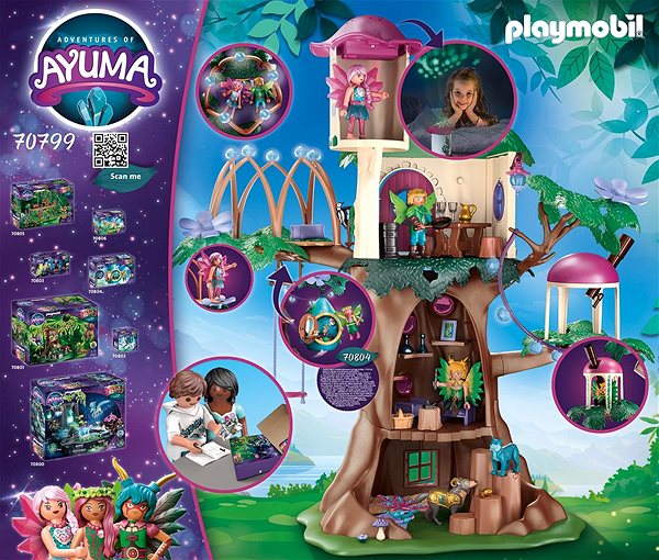 Building Set Playmobil 70799 Fairy Tree Features/technology