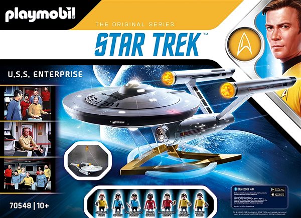 Építőjáték Playmobil 70548 Star Trek - U.S.S. Enterprise NCC-1701 Jellemzők/technológia