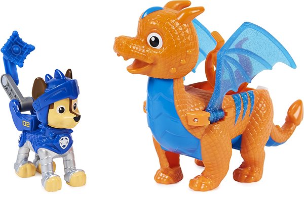 Figures Paw Patrol Knights Figures with Dragon Chase Features/technology