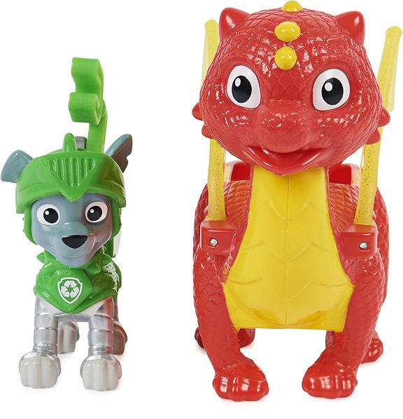 Figures Paw Patrol Knights Figures with Dragon Rocky Screen