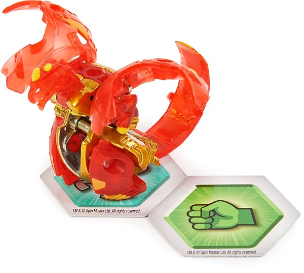 Figuren Bakugan True Metal Figur Red Dragon S4 Mermale/Technologie