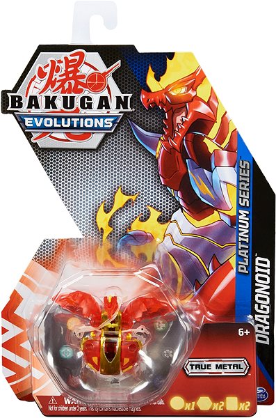 Figures Bakugan True Metal Figurines Red Dragon S4 Screen