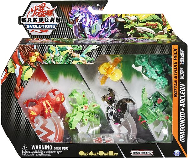 Buy Bakugan, Dragonoid, 2-inch Tall Collectible Transforming Creature, for  Ages 6 and Up Online at Low Prices in India - Amazon.in