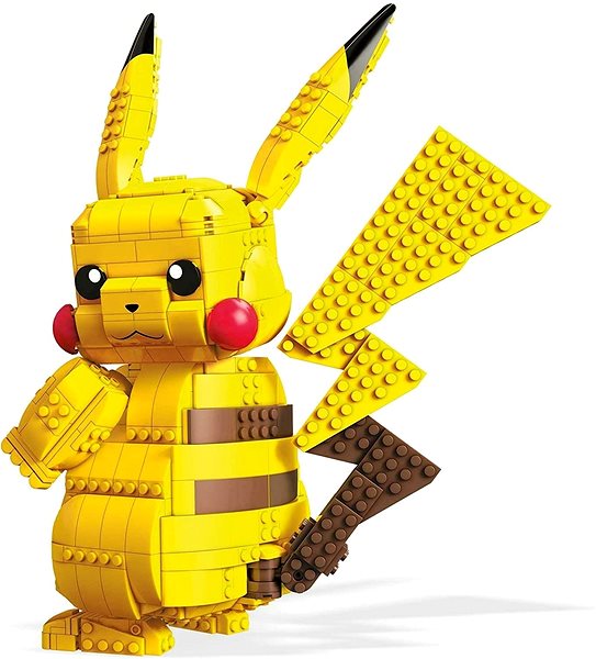 Építőjáték Mega Construx Pokémon - Jumbo Pikachu Oldalnézet