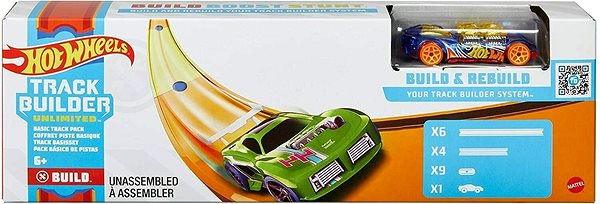 Slot Car Track Hot Wheels Track Builder Track Pack Packaging/box