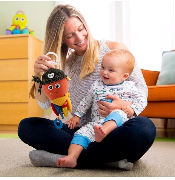 Lamaze Captain Charles stroller toy.