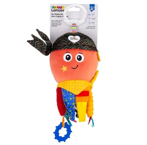 Lamaze Captain Charles stroller toy.
