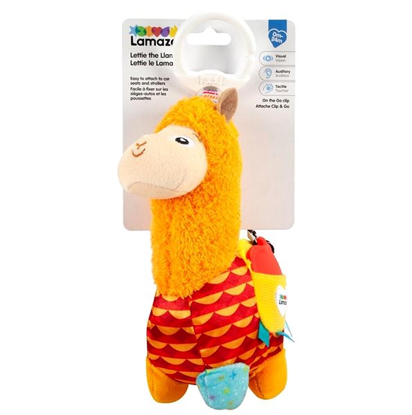 Lamaze Lama Laura stroller toy.