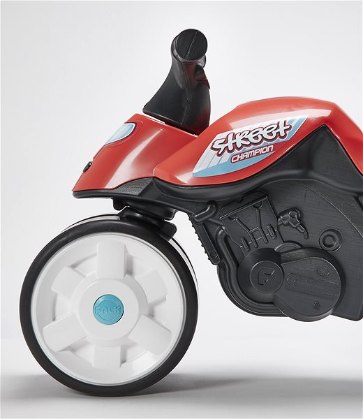 Odrážadlo Falk Odrážadlo Baby Moto Team Bud Racing červené Vlastnosti/technológia