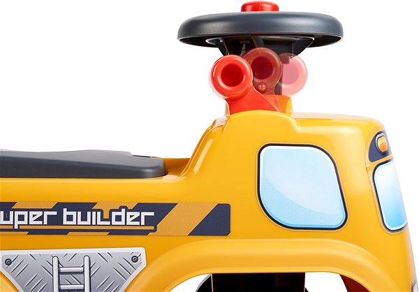 Odrážadlo Falk Odrážadlo Super Builder s hračkami do piesku Vlastnosti/technológia