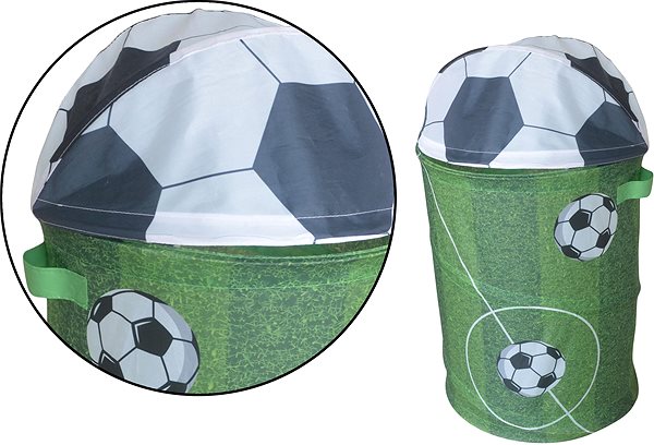 Úložný box Kôš na hračky – futbal 35 × 35 × 60 cm ...