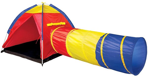 Tent for Children Tent with Tunnel 90x90x100cm Lateral view