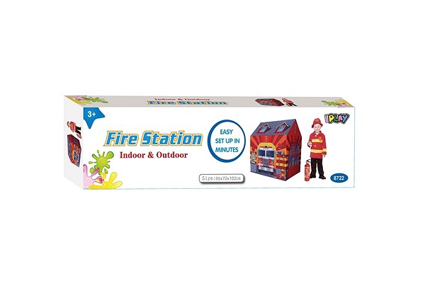 Detský stan Stan hasiči 95 × 75 × 102 cm Obal/škatuľka