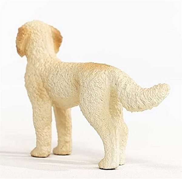 Figura Schleich 13939 Állatka - Goldendoodle kutya Oldalnézet