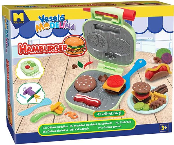 Gyurma May Toys vidám burger, 4×56 g ...
