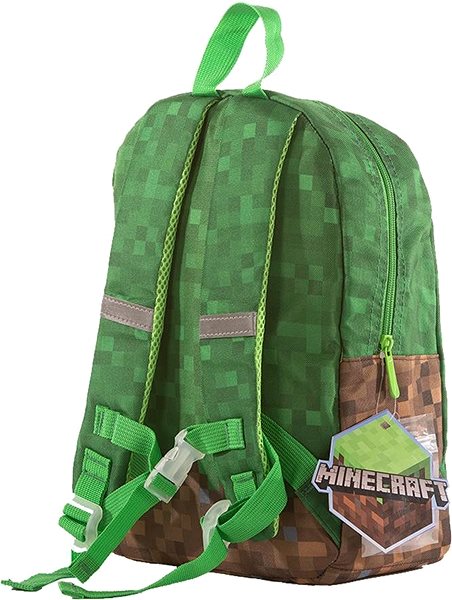 Detský ruksak Pixie Crew & Minecraft Detský batôžtek Bočný pohľad