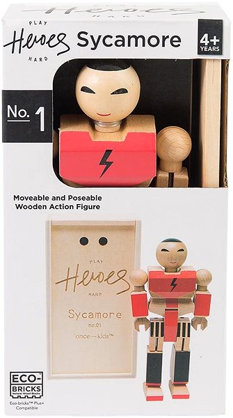 Figur Once Kids Playhard Heroes #1SYCAMORE Verpackung/Box