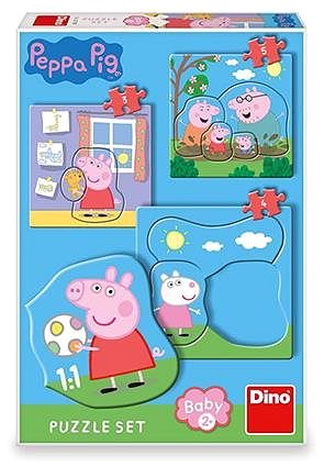 Puzzle Peppa Pig Familie 3-5 Baby-Puzzle-Set ...