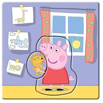 Puzzle Peppa Pig család 3-5 baba puzzle készlet ...