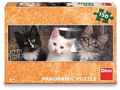 Puzzle Három cica 150 panoráma puzzle ...