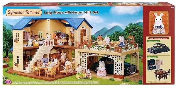 Figura Sylvanian Families ajándékcsomag - Nagy ház autóbeállóval Képernyő