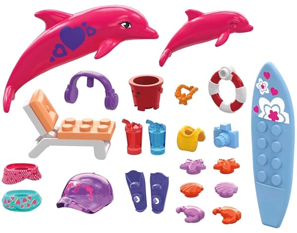 Stavebnice Mega Construx Barbie Color Reveal Výzkum Delfínů ...