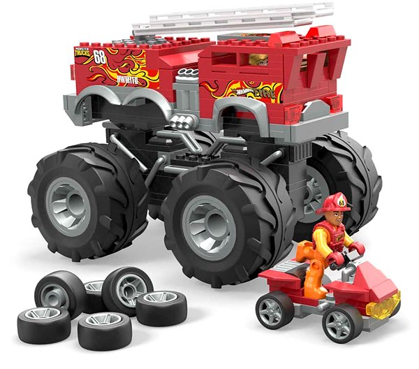 Stavebnice Mega Construx Hot Wheels Monster Truck 5 Alarm ...