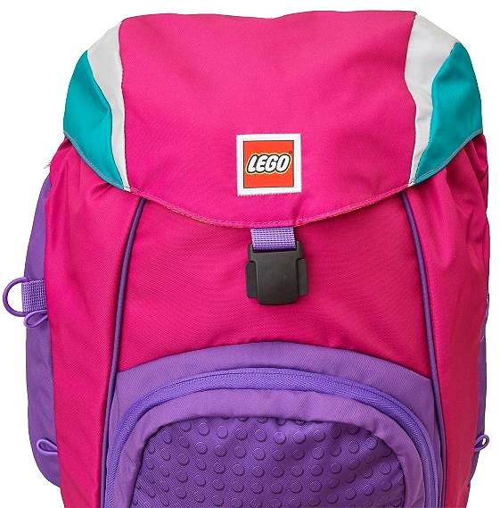 Školský batoh LEGO Pink/Purple Nielsen – školský batoh ...