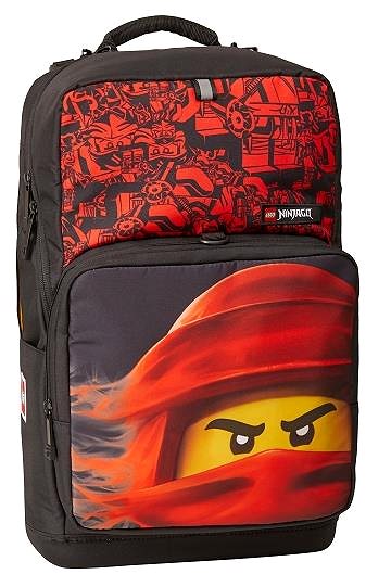 Školský batoh LEGO Ninjago Red Optimo Plus – školský batoh ...
