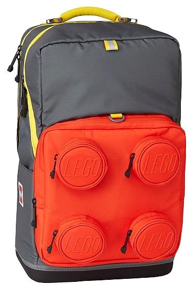 Školský batoh LEGO Titanium/Red Signature Maxi Plus – školský batoh ...