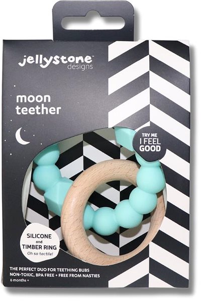 Hryzátko Jellystone Designs Hryzadlo Mesiac – mätové ...