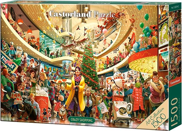 Puzzle Castorland Art Collection: Bláznivé nakupovanie 1500 dielikov ...