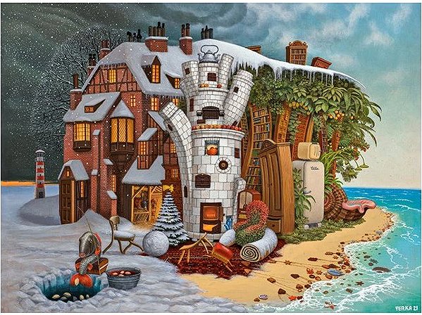 Puzzle Castorland Art Collection: Vianoce na Madeire 2000 dielikov ...