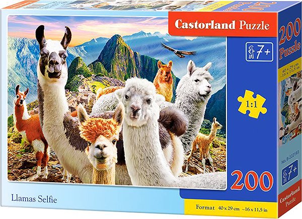 Puzzle Castorland Lamie selfie 200 dielikov ...