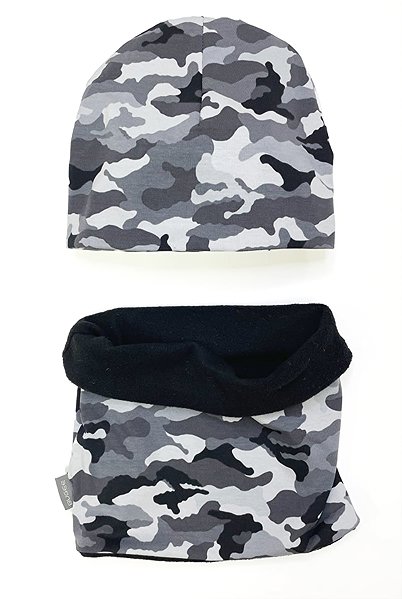 Children's cap PINKIE Bugee Black Camo, Variant / size: 3-6 years .