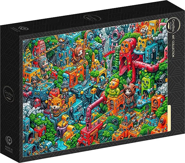 GRAFIKA Art Collection: Puzzle Robotopia 1000 pieces.