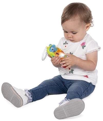CHICCO Electronic Teether on a C-ring Telephone Puppy 3m+.