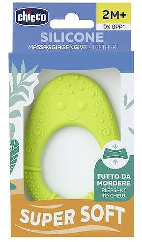 CHICCO Super Soft Silicone Teether Avocado 2 m+ .