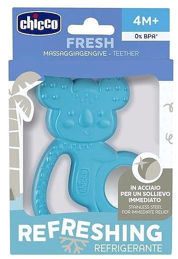 CHICCO teether Fresh Koala cooling teether blue 4 m+.