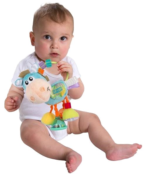 Rattle Playgro Donkey blue .