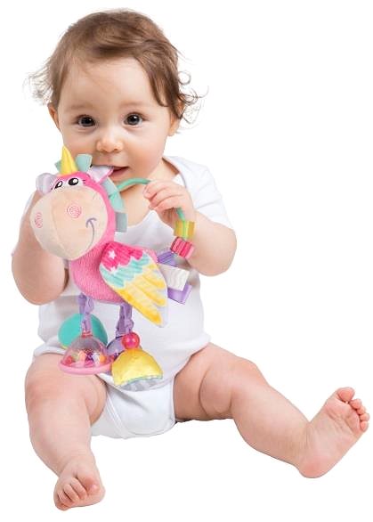 Playgro Unicorn Rattle Pink .