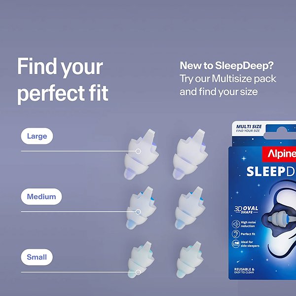 Füldugó Alpine SleepDeep füldugó, 3 pár, S, M, L ...