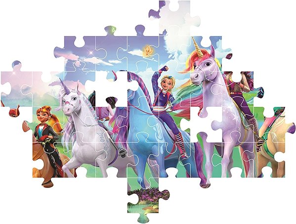 CLEMENTONI Unicorn Academy II puzzle 104 pieces.