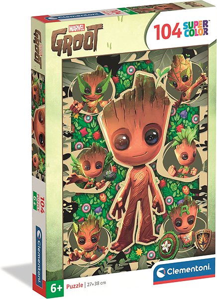 CLEMENTONI I Am Groot 104-piece puzzle.